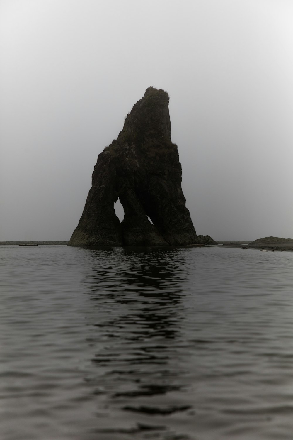 rock formation on body water