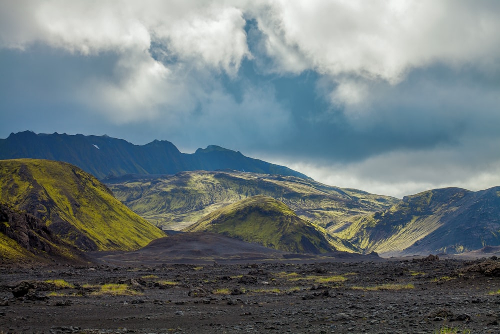 mountain under blue sky