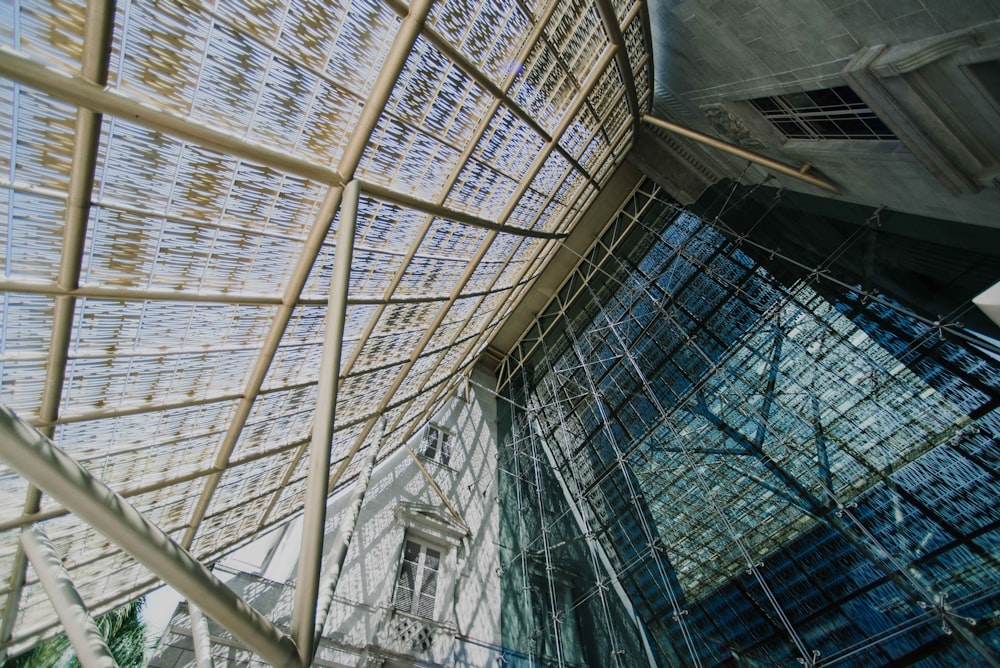 low angle photography of building