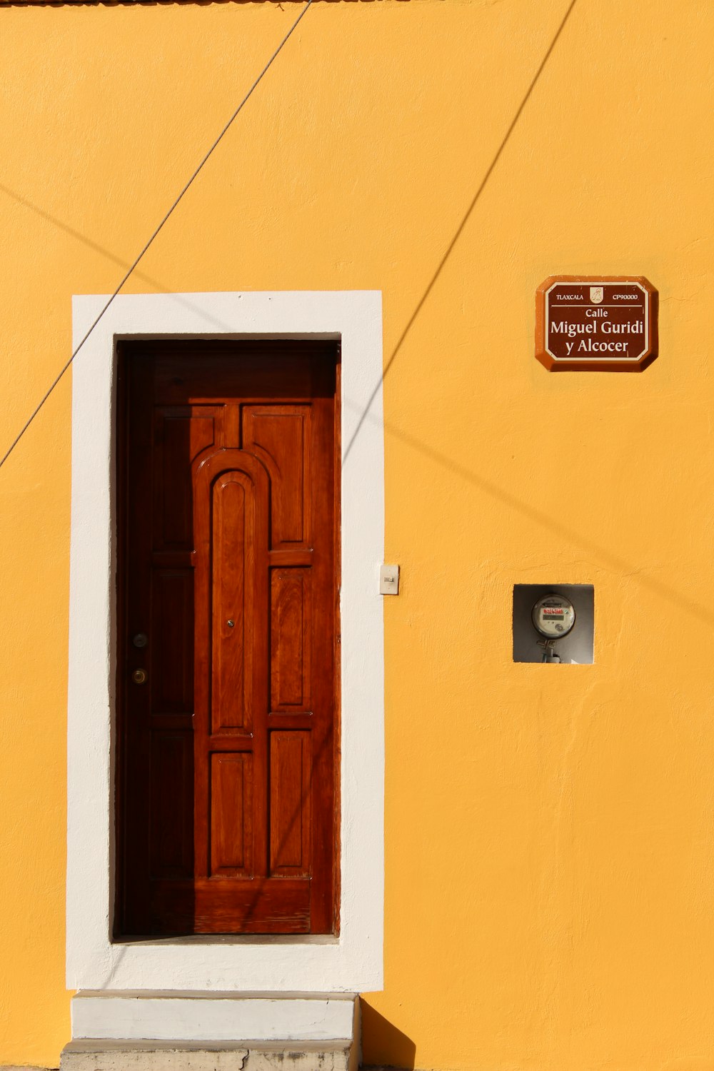 brown wooden panel door