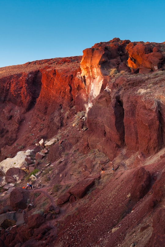 rocky mountain photography in Akrotiri Greece