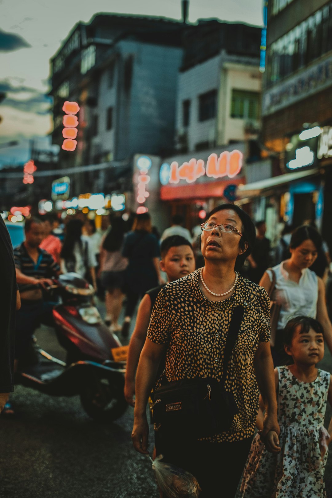 people walking on street