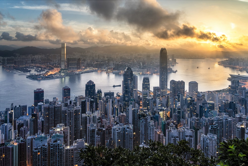 aerial view of city during day time