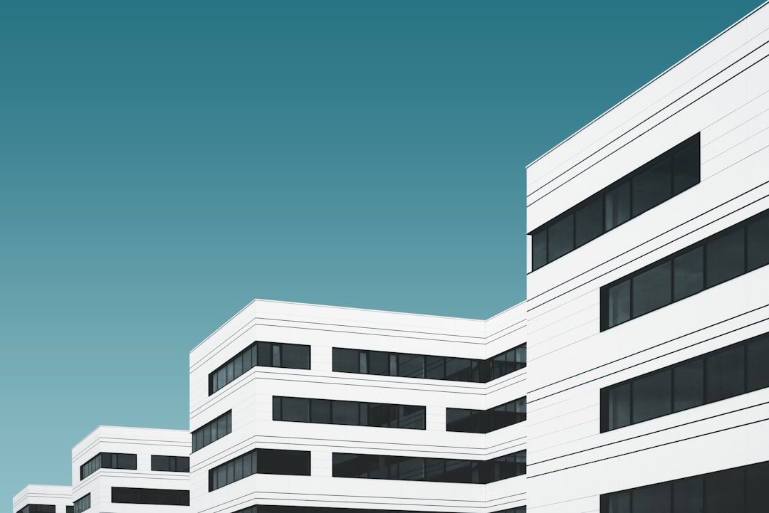 white concrete building illustration, Building in Belgium