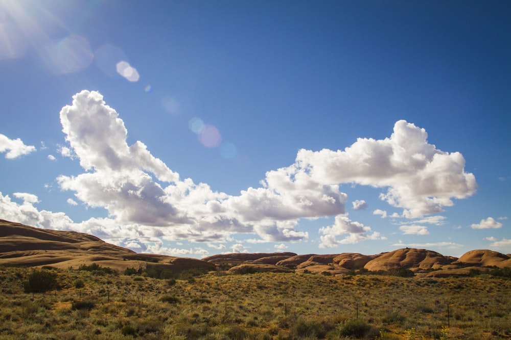 mountain under blue sky