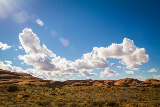 mountain under blue sky in Moab United States