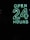 green neon sing
