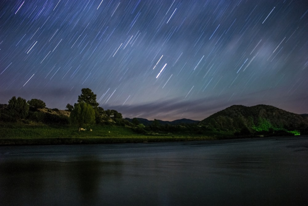 time lapse of stars