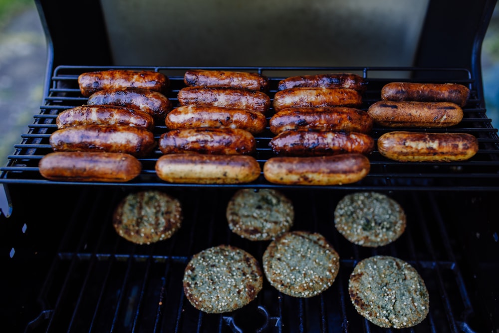 grilled patty and sausage