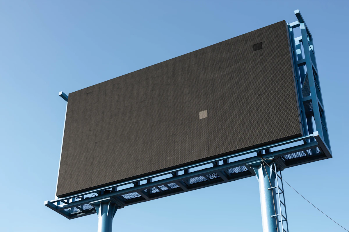 LED signage panel project Dubai