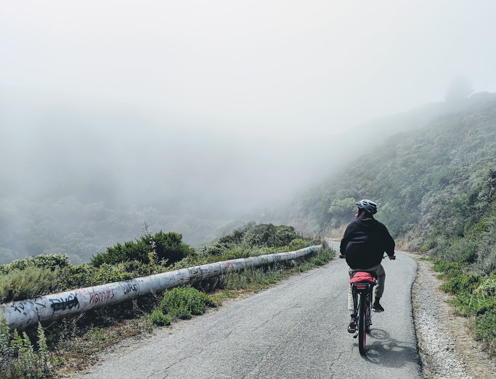 cyclist on road