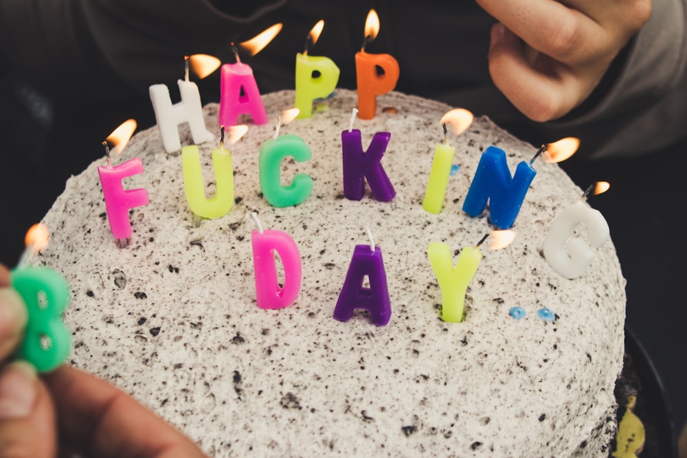 Happy Fucking day cake