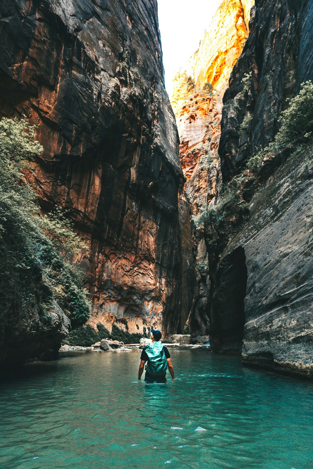 man on body of water