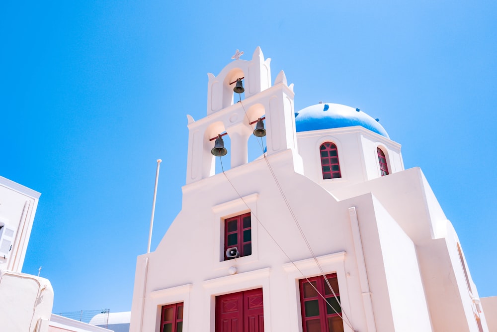 low angle photography of church