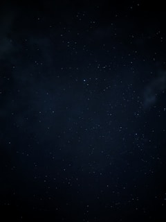 night sky with star