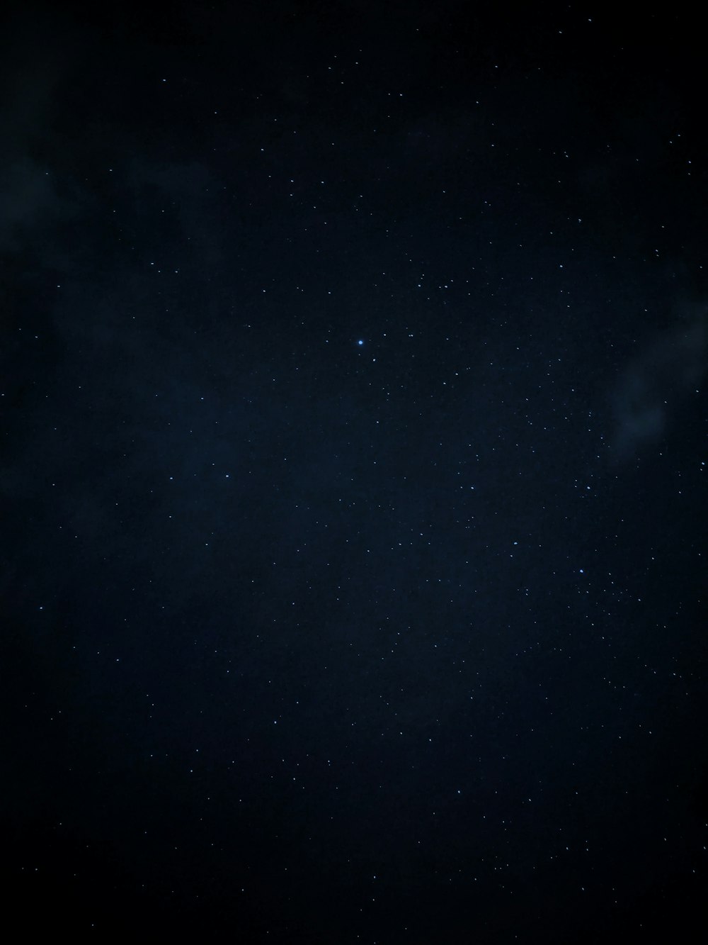 night sky with star