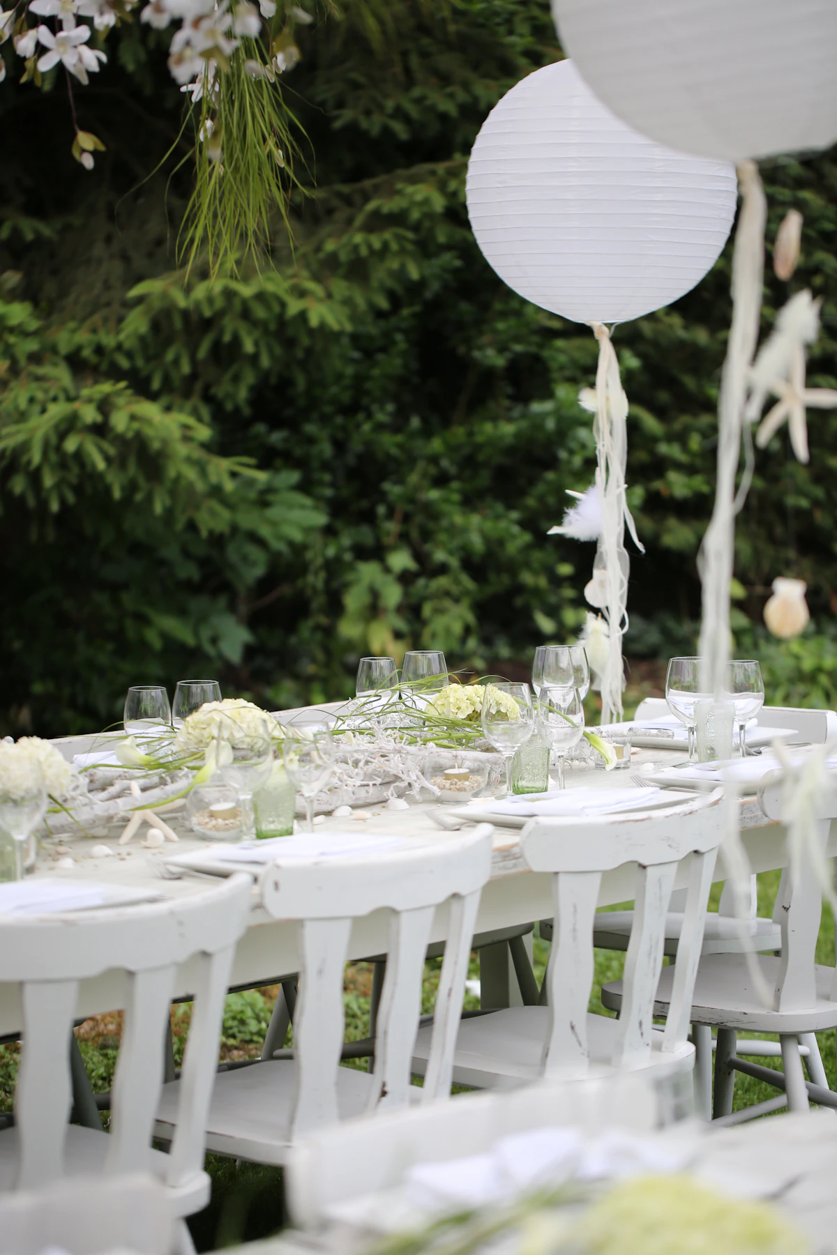 Al Fresco Dining — Outdoor fine-dining setup. Wren & Co. Events.