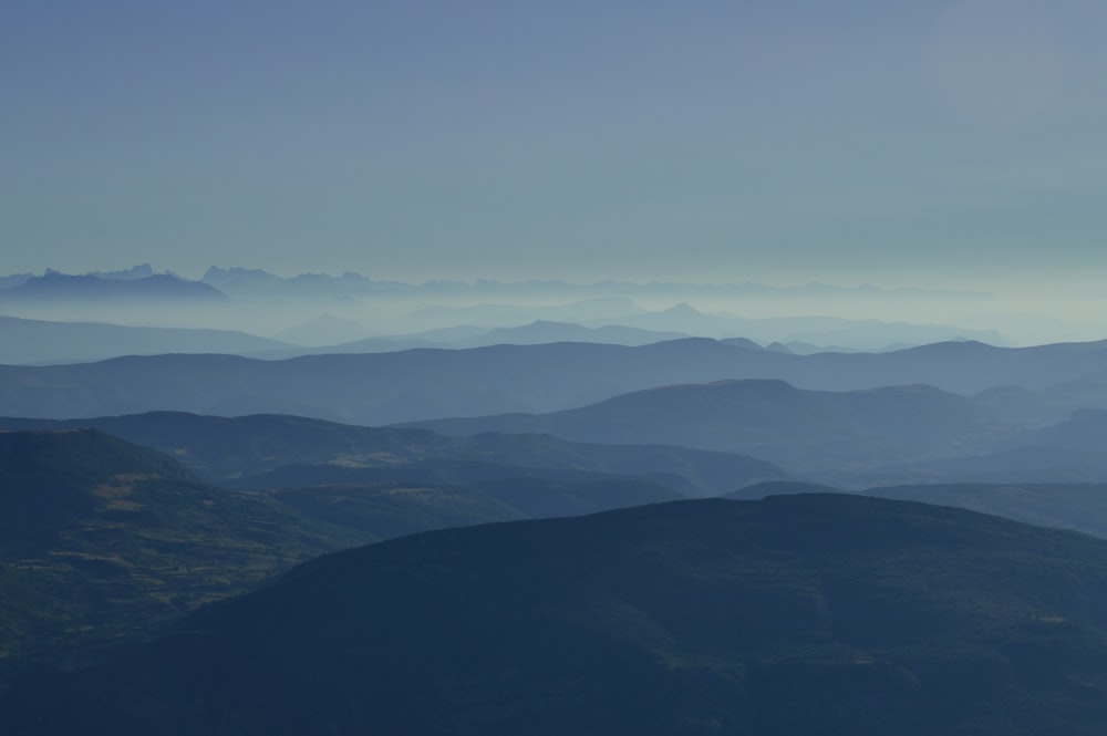 mountain surrounded by fog