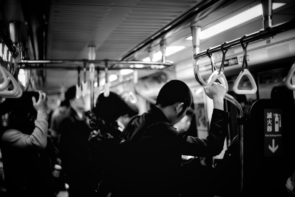 people inside the train