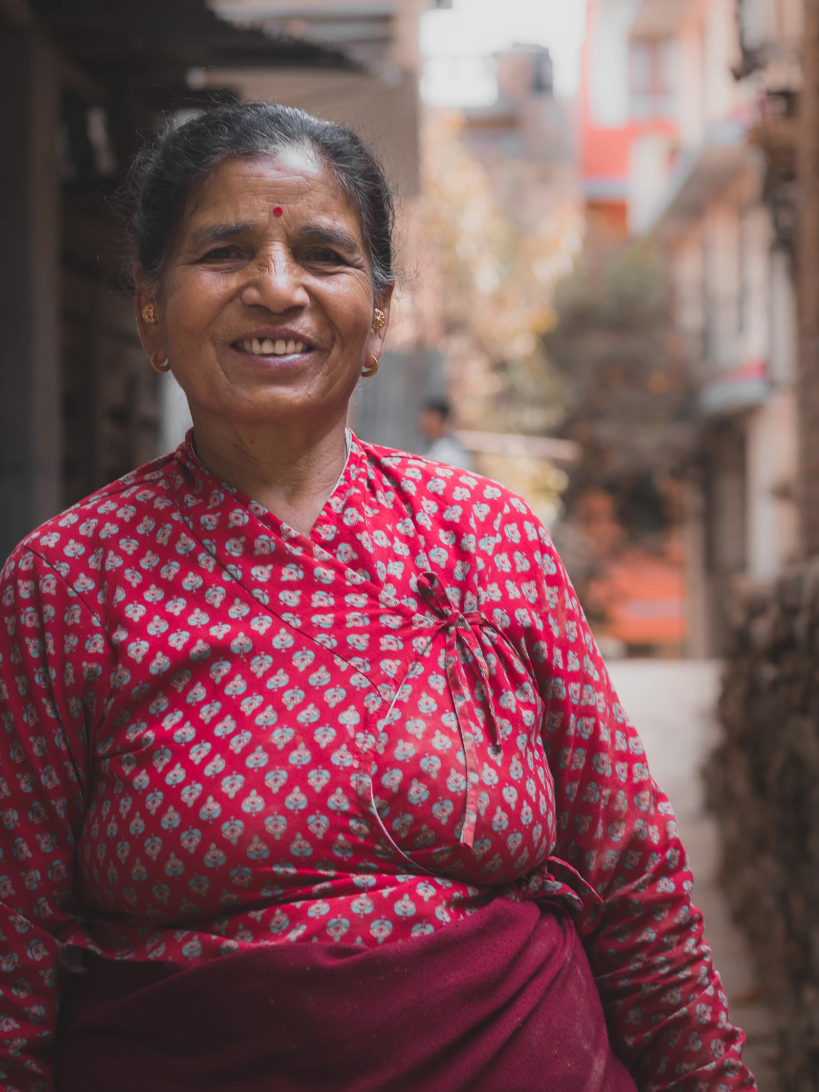 Portrait of a smiling woman, a preschool teacher
