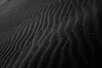 closeup photo of black sand