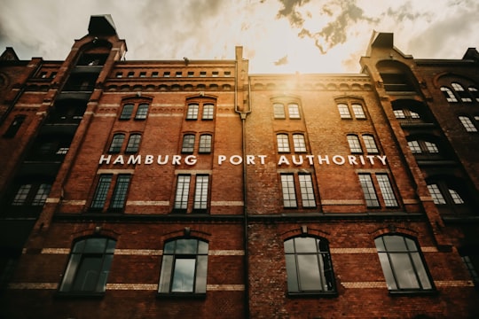 Hamburg Port Authority building in Speicherstadt Germany
