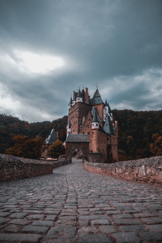 architectural photography of brown and gray castle in Burg Eltz Germany