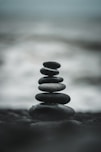 selective focus photography of pile of decorative stones