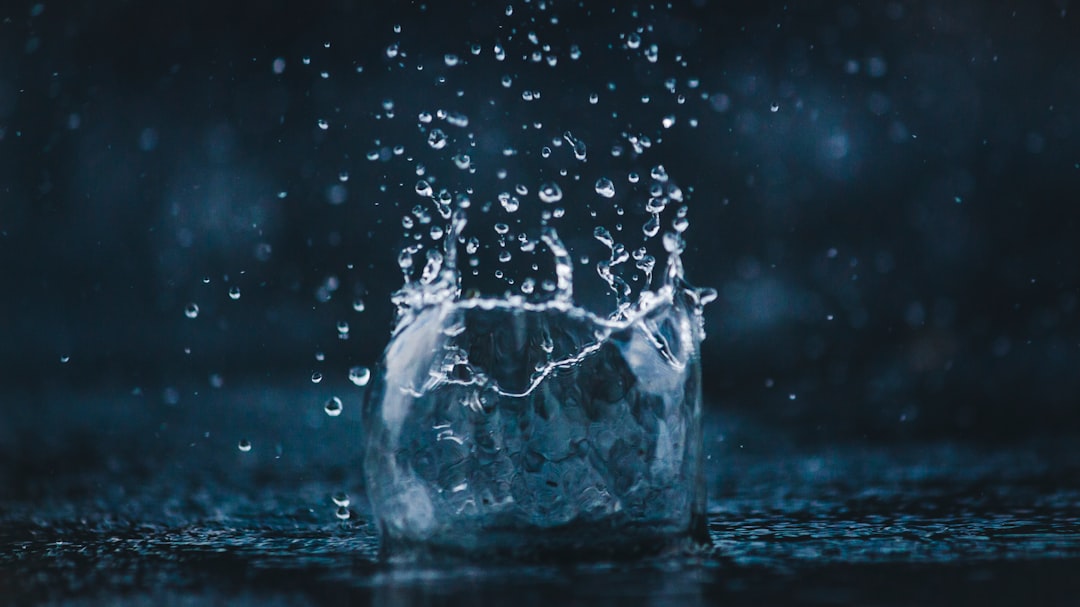 water drops on water base, Water drop