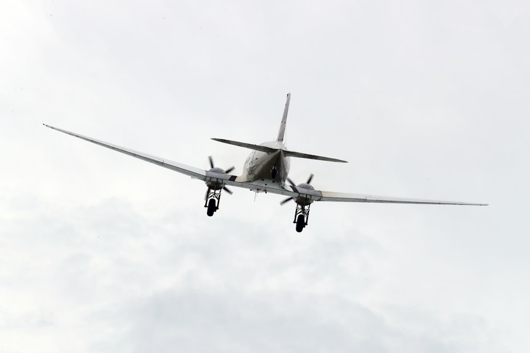 flight white aircraft, Maiden flight of a turbine prop upgrade on a DC-3.
