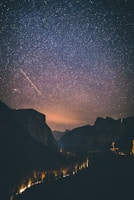 A breathtaking view of the Douro Valley under a starry sky.