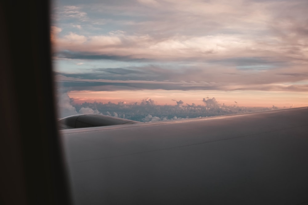 aerial view of cloudy sky during daytime