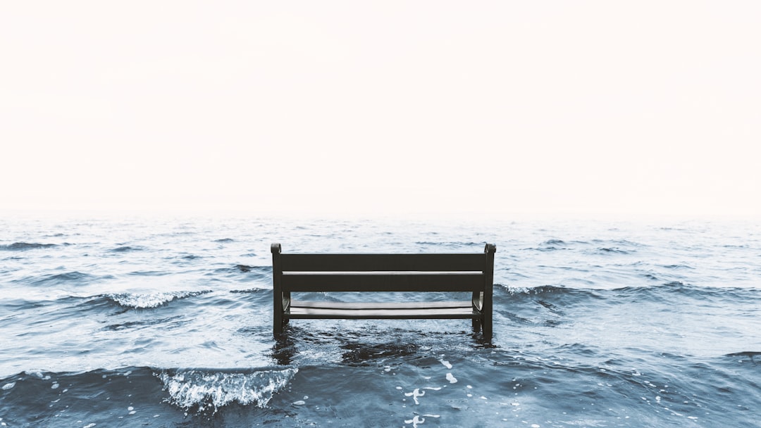 black table on body of water, Nowhere