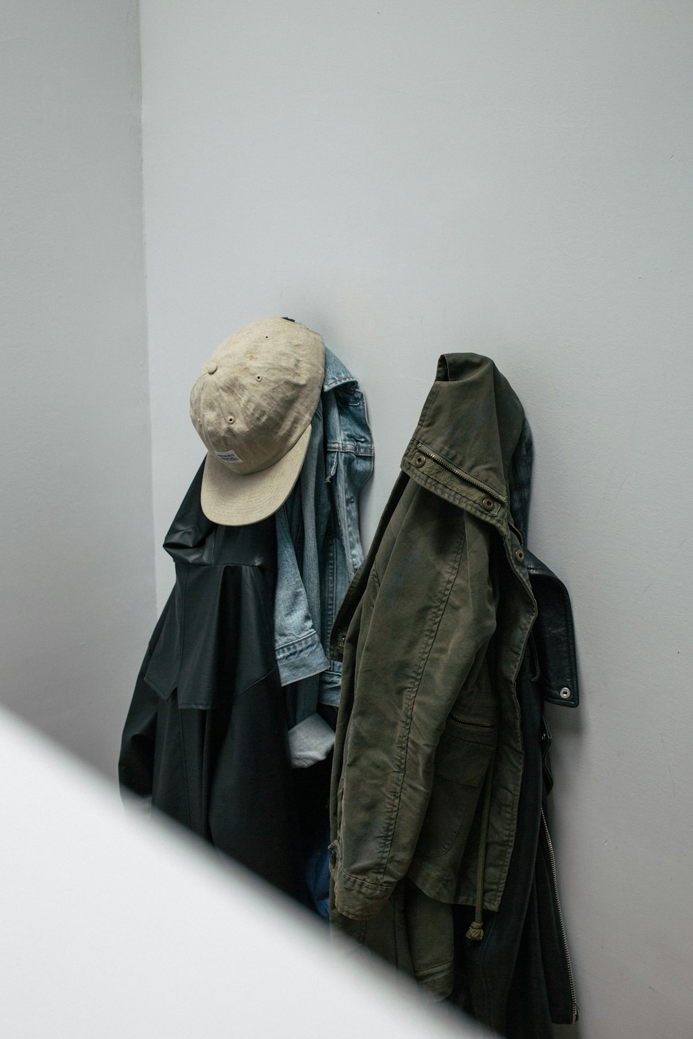 gray denim jacket hang on wal