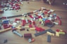 assorted-color interlocking blocks on floor