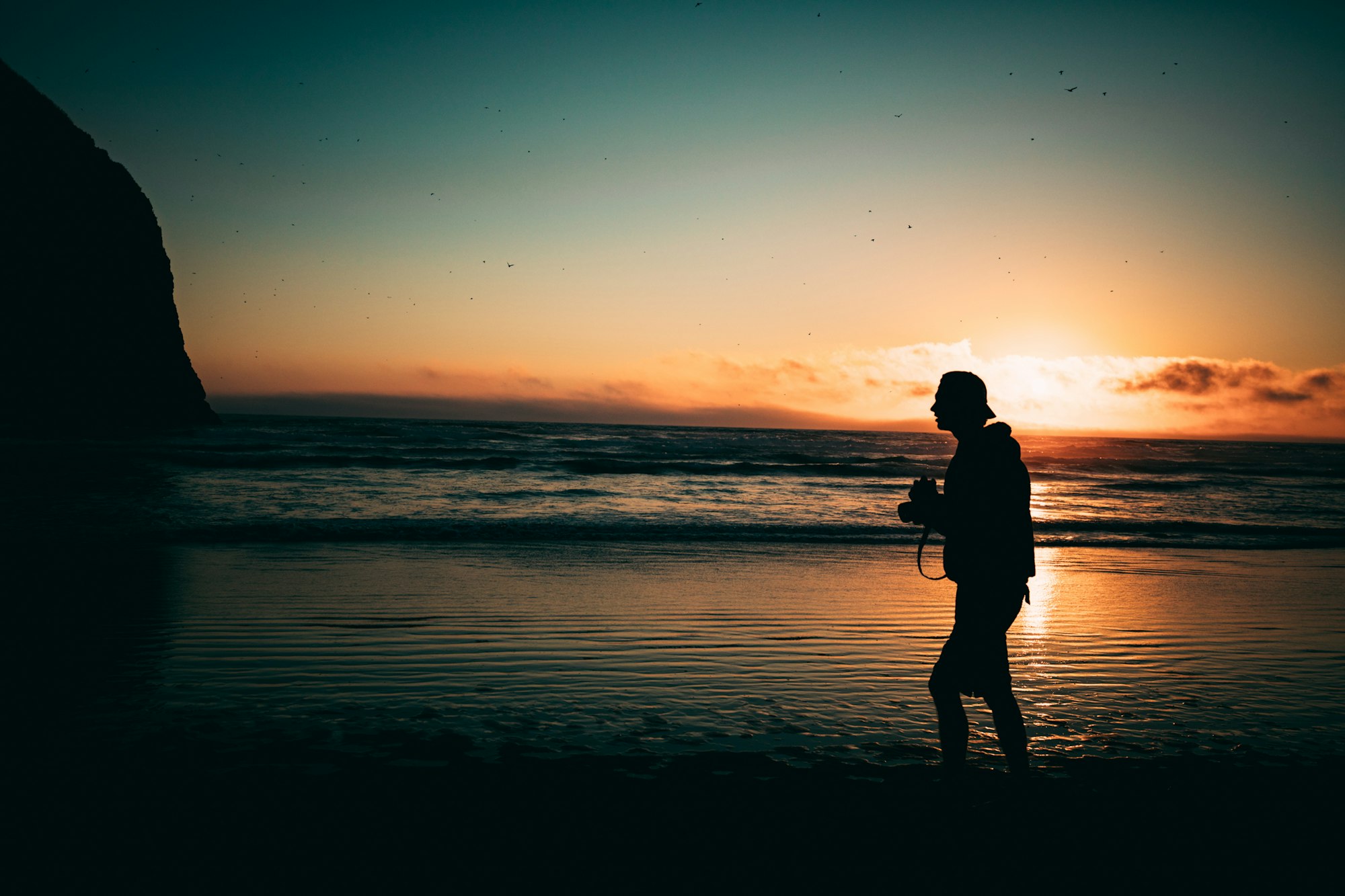 A Canon Beach Sunset