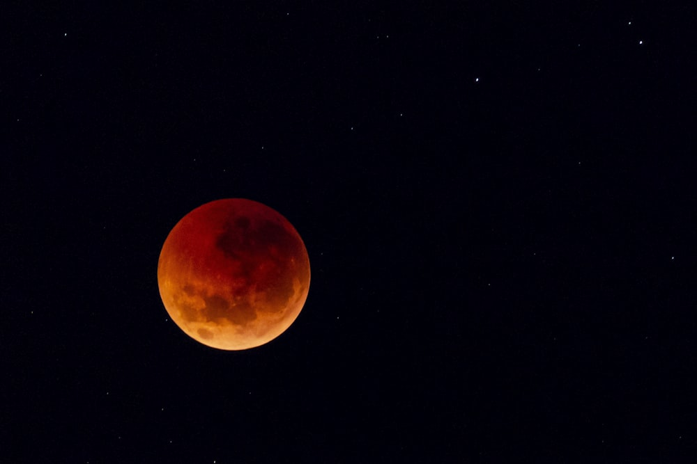 moon view during night time