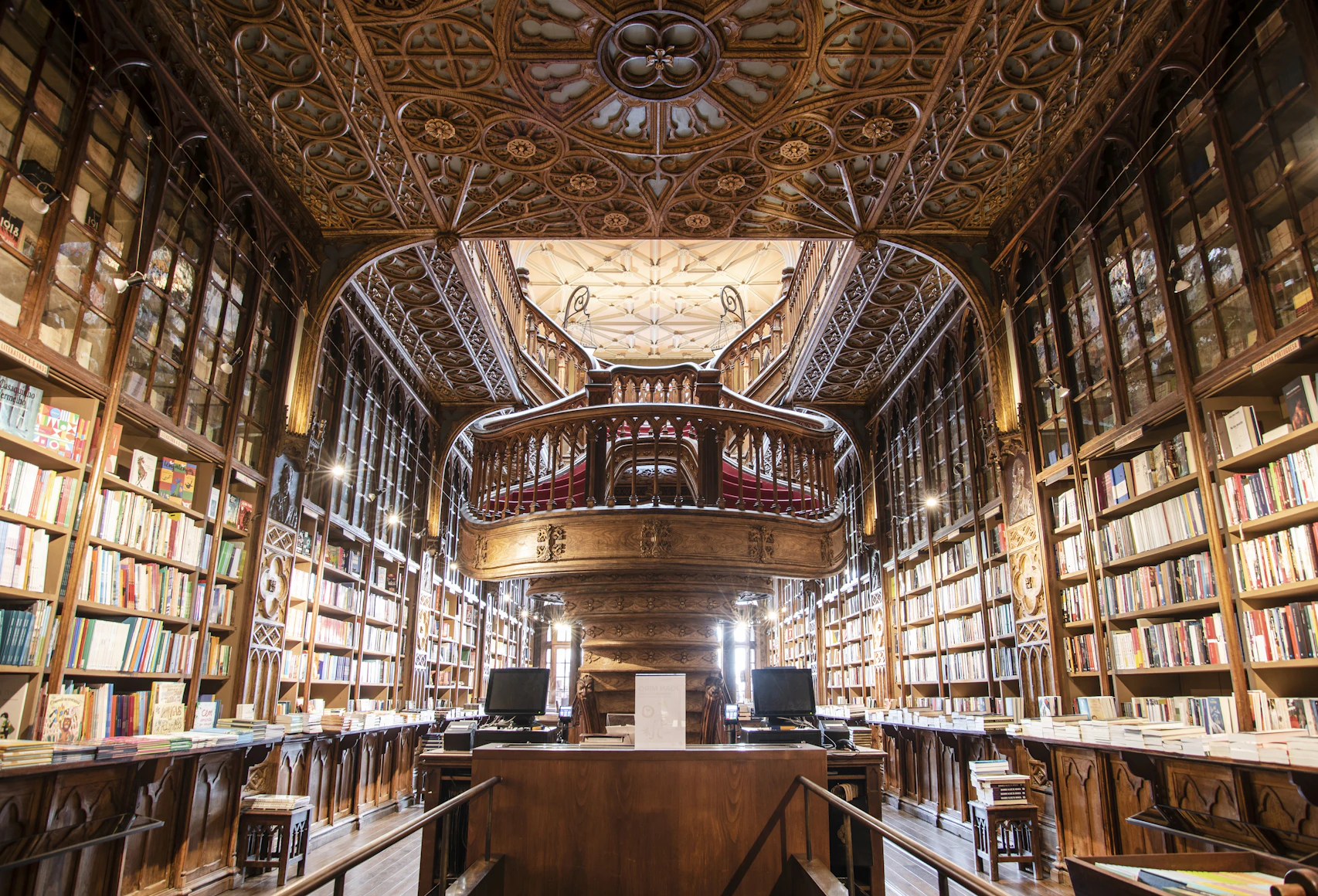 The reading room of a historic London library
