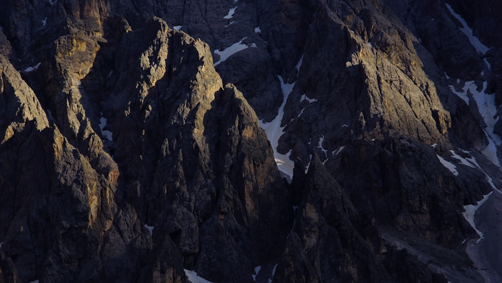 aerial view photography of mountain