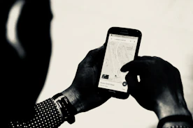 person using Google map