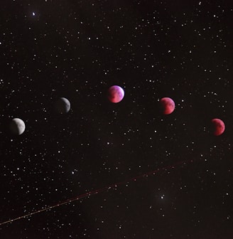 Lunar eclipse illustration