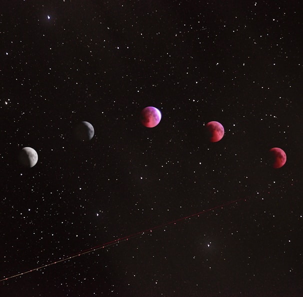 Lunar eclipse illustration