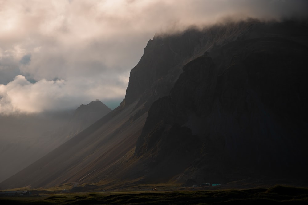 mountains and cloud