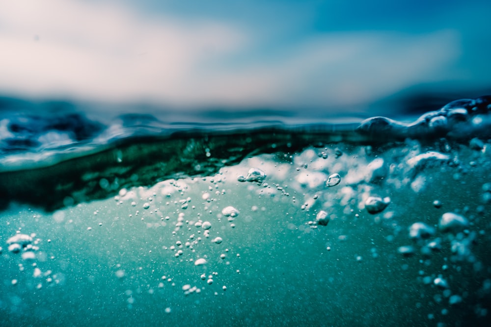 close up photo of body of water