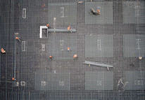 aerial photo of people in park at daytime