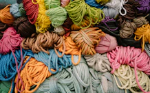 assorted-color shoe lace lot