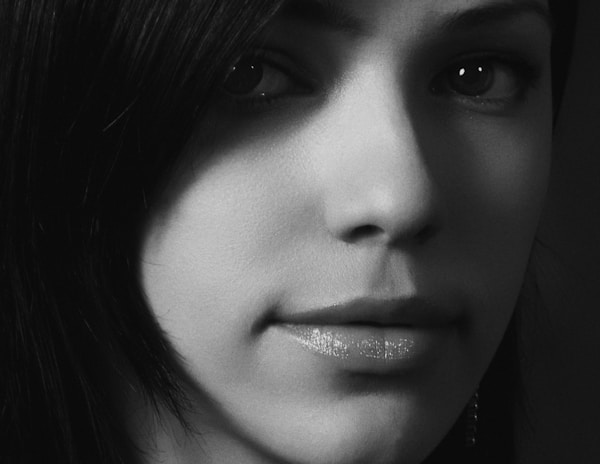 Before and after photos showing significant melasma reduction on a woman's cheek.