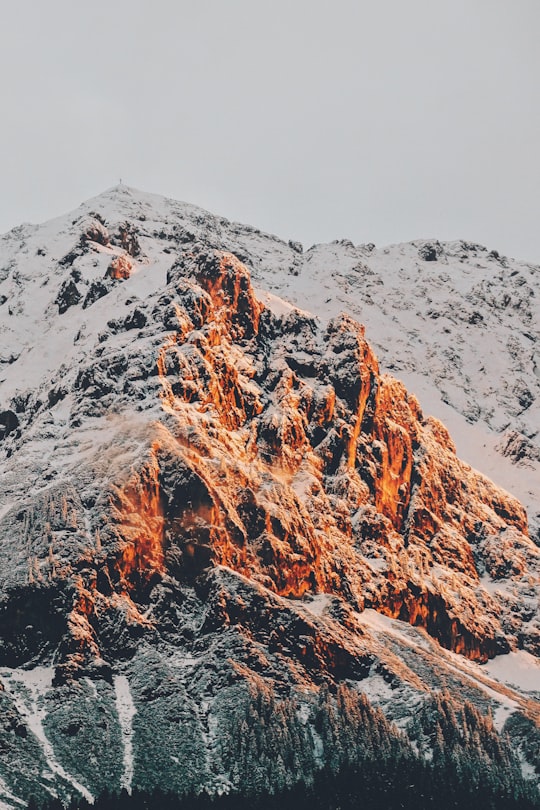 mountain covered with snow scenery in Hoher Dachstein Austria