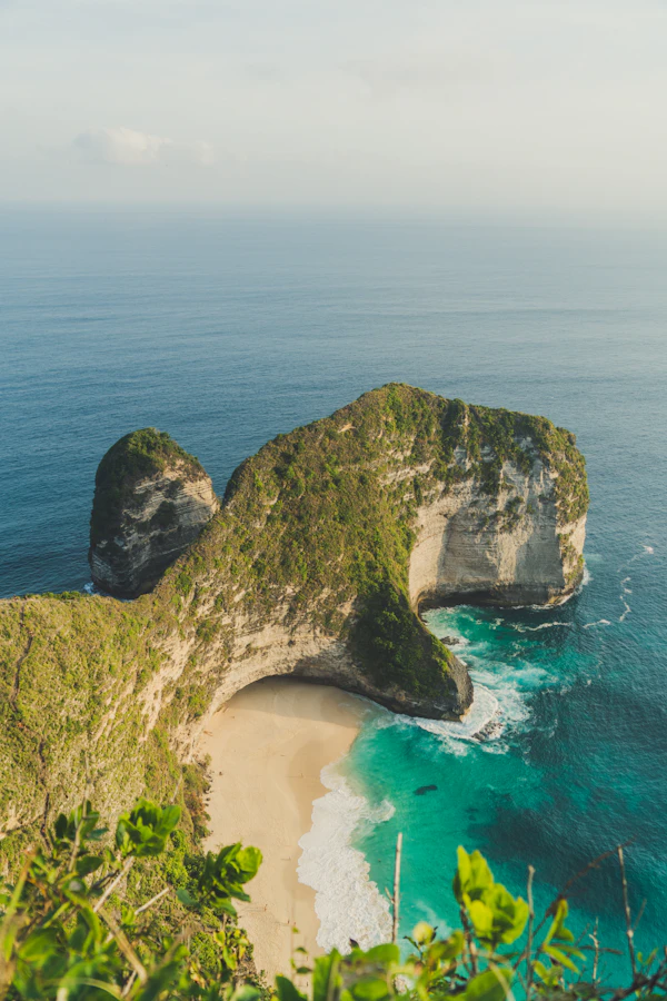 Nusa Penida green coastal cliffs best time to visit