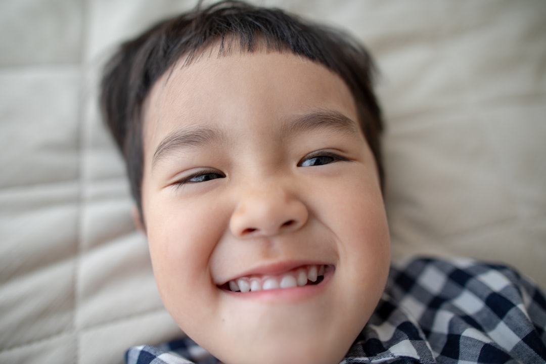 boy taking selfie